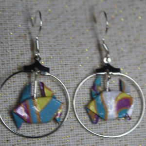 Boucles d'oreilles crabes